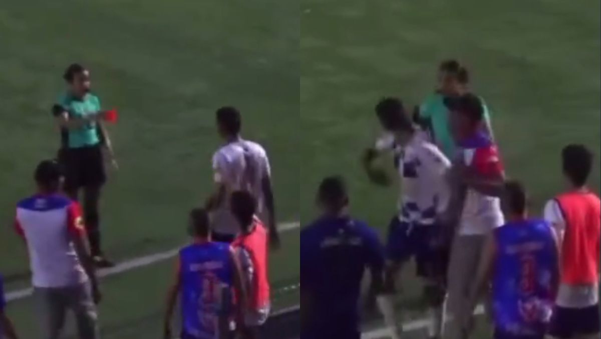 Árbitra es agredida por futbolista tras ser expulsado