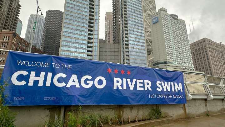 Hundreds to dive into Chicago River for open water swim Sunday