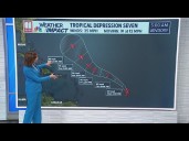 Tropical Depression Seven forms, forecast to become 'Gabrielle'