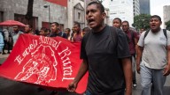Así se vive a 11 años la marcha por la desaparición de los 43 normalistas de Ayotzinapa