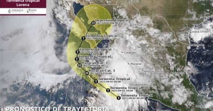 Se forma la tormenta tropical "Lorena", ¿tocará tierras mexicanas? Esta es su trayectoria