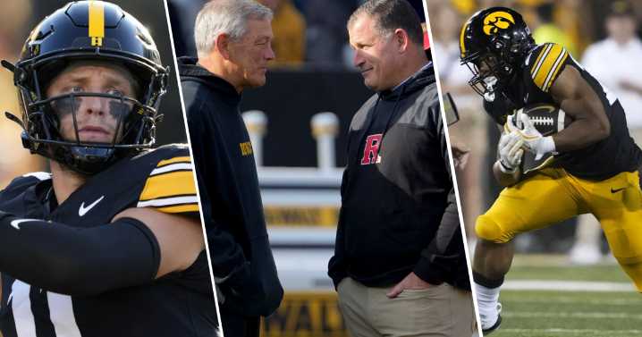 Iowa’s passing attack took ‘step forward,’ the latest on injured Hawkeyes and Ferentz’s respect for Greg Schiano
