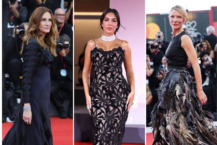 Puro glamour. De los diamantes de Georgina a la elegancia de Julia Roberts: los mejores looks de la alfombra de Venecia en su primera semana