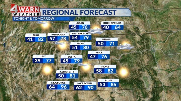 Drier air statewide with a quiet, sunny midweek statewide