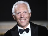 Él fue Giorgio Armani, el recocnido diseñador italiano