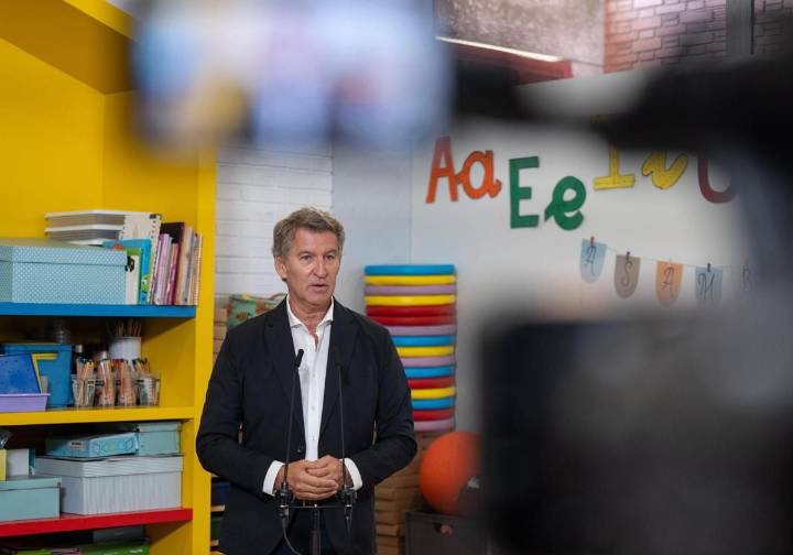 Feijóo promete la gratuidad de la educación de entre 0 y 3 años