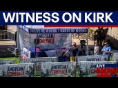 Charlie Kirk murder: witness describes shocking moment