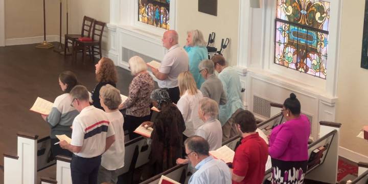 Church helping others after recovering from Helene