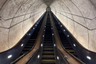 The longest metro escalator has an even longer wait time
