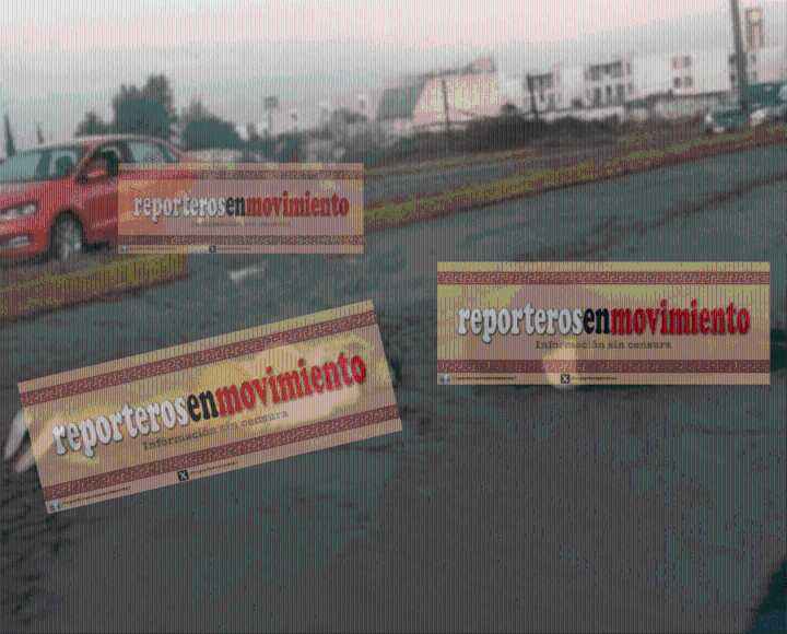 UN HOMBRE Y SU ACOMPAÑANTE SALIERON VOLANDO DE SU MOTOCICLETA AL SER ARROLLADOS POR UN AUTOMOVILISTA EN CHALCO