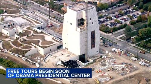 Free tours of Obama Presidential Center to start soon at 1516 E 63rd Street in Chicago