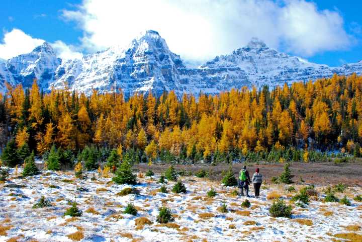 Four scenic hikes in Alberta with spectacular fall views