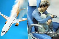 Influencer shares scary, violent simulation on why you use 'brace position' before a plane crash: 'Hope nobody has to go through this'