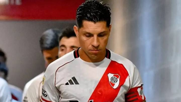 Preocupación en River: Enzo Pérez recibió varios puntos de sutura y será baja por algunas semanas