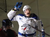 Sudbury Wolves D-man Luca Blonda is a kid and a vet at the same time