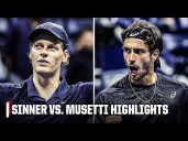 Quarterfinal: No. 1 Jannik Sinner vs. No. 10 Lorenzo Musetti 