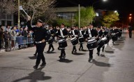 Encuentro de bandas militares en el 160º Aniversario de Rawson