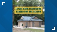 Jaycee Park bathrooms closed for season after being vandalized