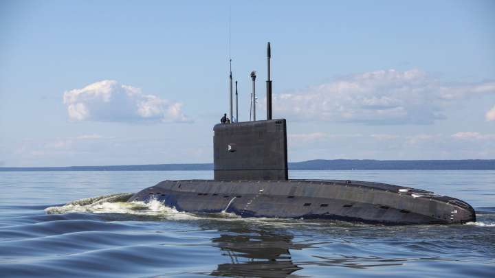 Russian attack submarine 'at risk of explosion in Mediterranean after serious accident' months after surfacing near UK