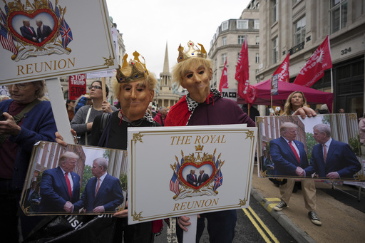 Trump's second state visit to the UK meets with protests and arrests