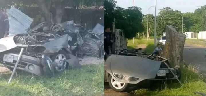 Fatal accidente dejo tres fallecidos y un herido en Bolívar