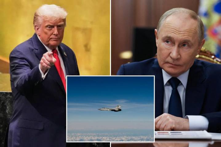 Trump supports NATO countries shooting down Russian aircraft in their airspace, he says with Zelensky at UN