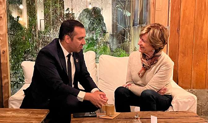 Evelyn Matthei tras reunión con alcalde Gatica: "Hay que trabajar juntos para sacar a Chile adelante"