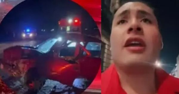 "¡Mis hijos!": periodista cubría un terrible accidente y descubrió lo peor