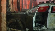 Crews battle flames sat abandoned Durham apartment building; stolen vehicle found