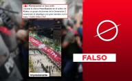 Bandera del Perú con la frase "FUERA DINA" no fue desplegada en las protestas de la Generación Z