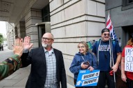 Army vet who burned American flag to challenge Trump’s executive order pleads not guilty