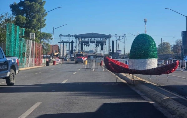 Todo listo para la fiesta del Grito