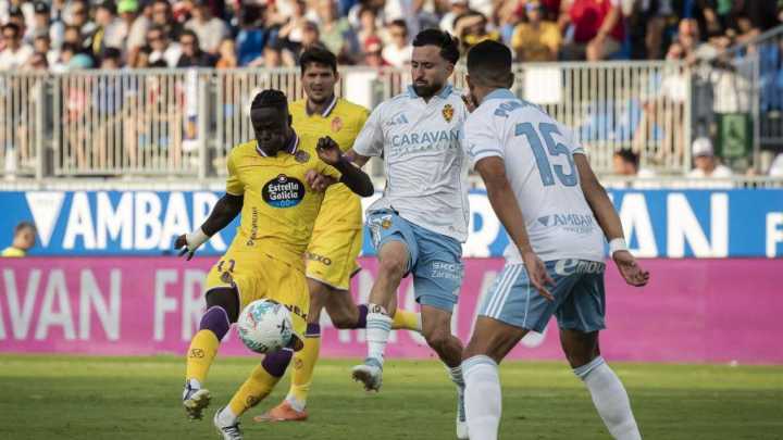 Empate fugaz del Valladolid ante el Zaragoza