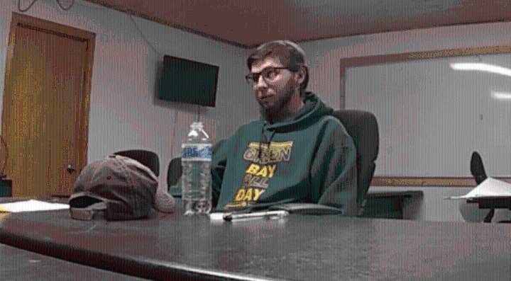 Video: Taos County deputies interview murder suspect