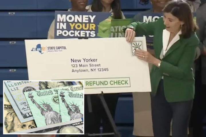 'Hochul handout' checks of up to $400 being sent out to millions of New Yorkers starting today