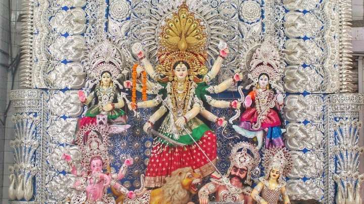 Glittering silver, greener hues define Cuttack's Durga Puja this year