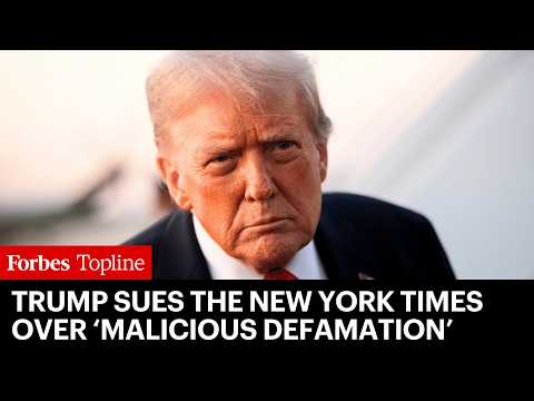 Trump Files $15 Billion Libel Suit Against The New York Times And Its Reporters