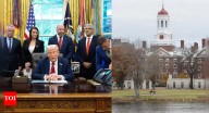 ‘Reached a deal with Harvard’: Trump claims $500 mn settlement; AI trade schools in focus