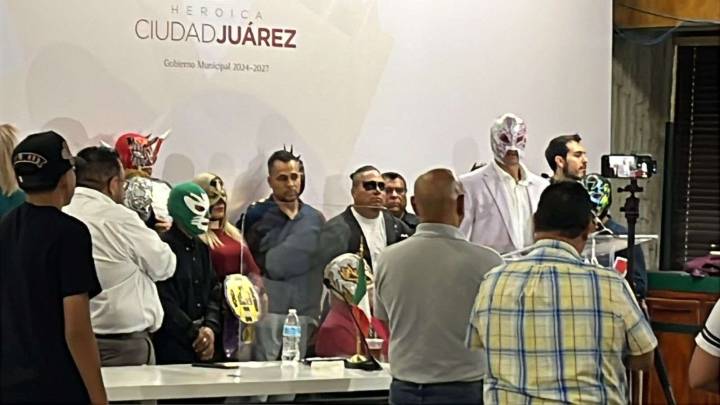 Anuncia en cuarto festival de lucha libre en Juárez