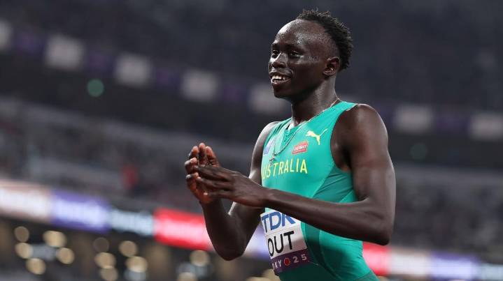 Aussie sprint sensation Gout Gout qualifies for semi-finals in world championships debut