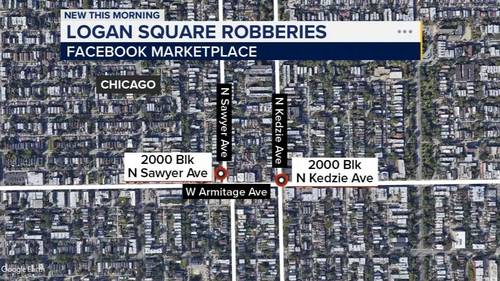 CPD warns of armed robberies connected to Facebook Marketplace in Logan Square