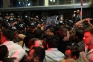 Turkey’s main opposition calls for rallies after police barricade Istanbul office
