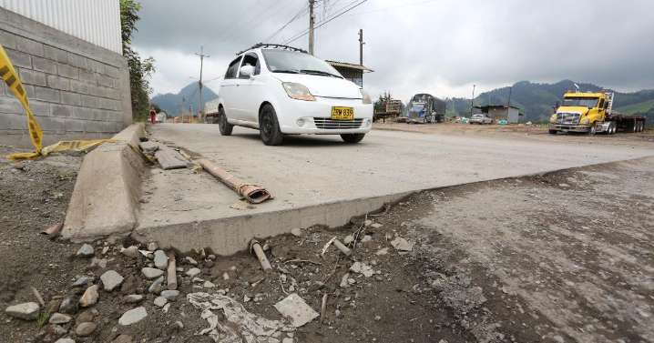 Vía Manizales - Gallinazo: hay nuevo contrato para pavimentar 280 metros, anteriores obras siguen sin terminar