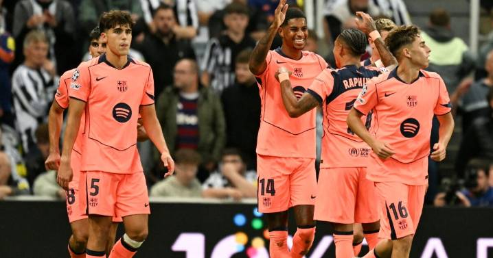 ¡Con suspenso! Barcelona venció 2-1 a Newcastle en su debut por la UEFA Champions League