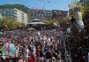 La coral Portus Victoriae prende con música y emoción la mecha festiva de Santoña