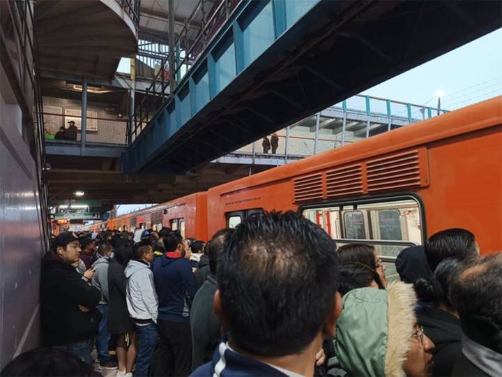 ¡Otra vez Línea B! Suspenden tramo del Metro por revisión eléctrica