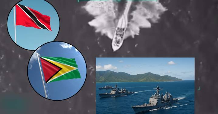 El Gobierno venezolano acusó a Guyana y a Trinidad de prestarse a planes de Washington tras la mayor operación militar estadounidense en aguas cercanas; Caracas lanza advertencia