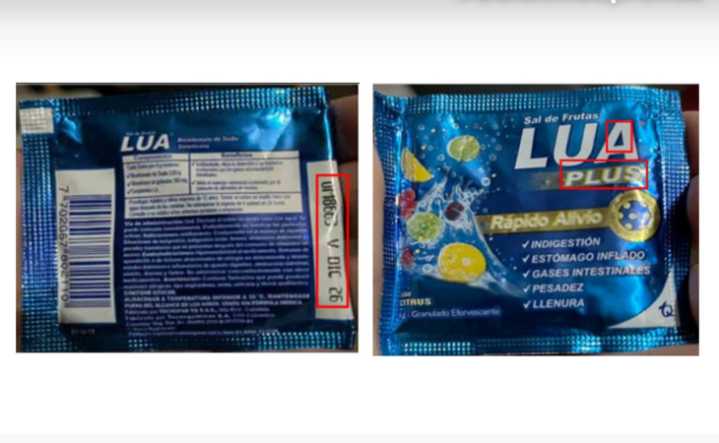 Invima alerta por comercialización fraudulenta de Sal de Frutas Lua Plus