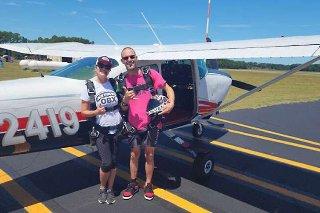 The Outer Banks Voice -   CHUTES FOR SHELTER: Couple Attempts Guinness World Record for Most Tandem Skydives