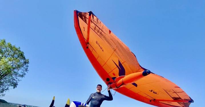 Out 'n' About: Feel, Relax, Listen: Kyler’s wing foiling journey